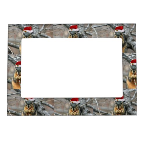 Christmas Squirrel Magnetic Photo Frame