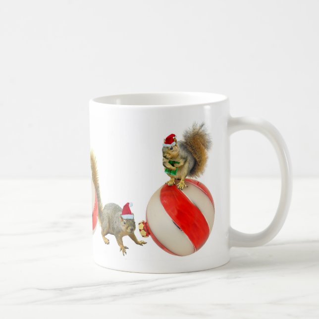 Christmas Squirrels Coffee Mug (Right)
