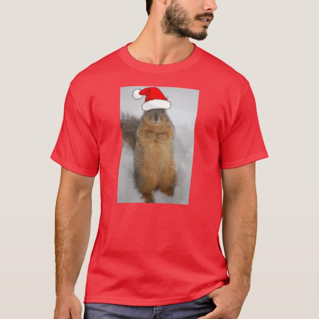 Christmas Squirrels T-Shirt (Front)