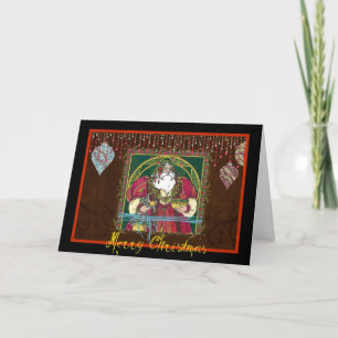 Christmas St Nicholas Ornaments Card