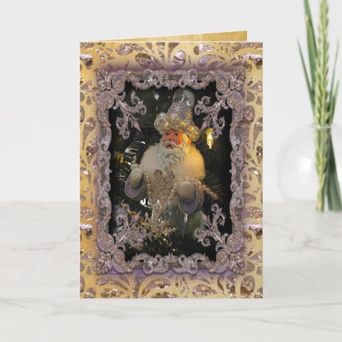 Christmas  St Nicholas  Victorian Holiday Card