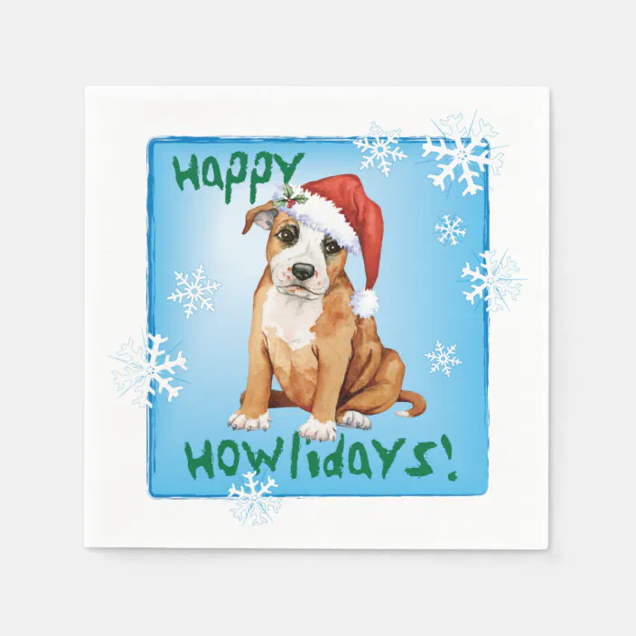 40 Cocktail Paper Napkins Happy Howldays Dog Christmas Holidays Funny Puppy Dogs 40 Cocktail Paper Napkins Happy Howldays Dog Christmas Holidays Funny Puppy Dogs