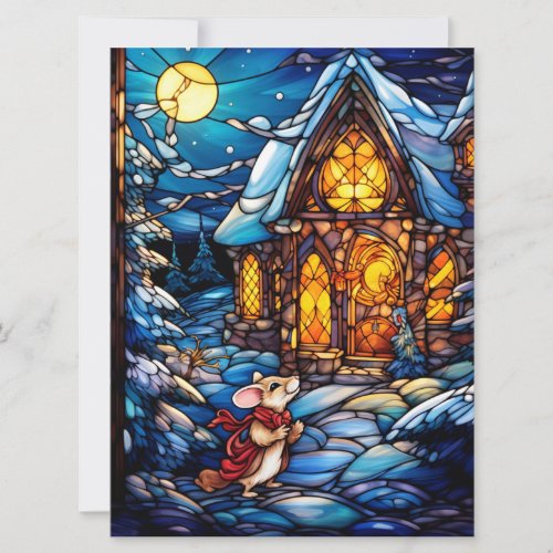 Christmas Stained Glass Card