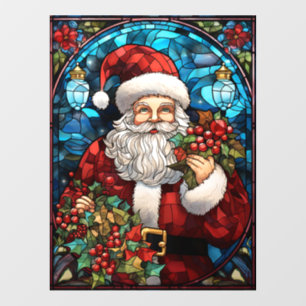 Christmas Stained Glass Window Cling