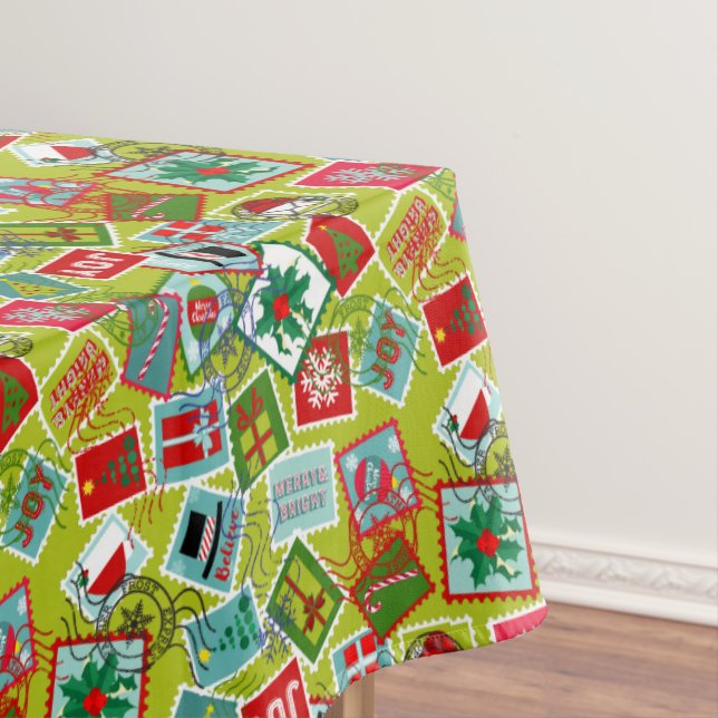 Christmas Stamps l Christmas Tablecloth (In Situ)