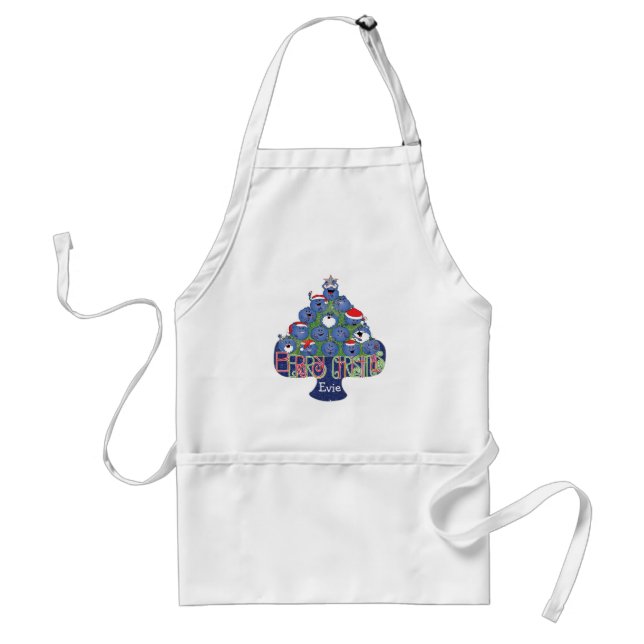 Christmas Standard Apron "Berry Christmas" (Front)