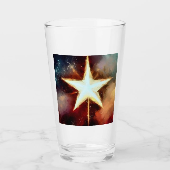 Christmas Star 1 Glass (Front)