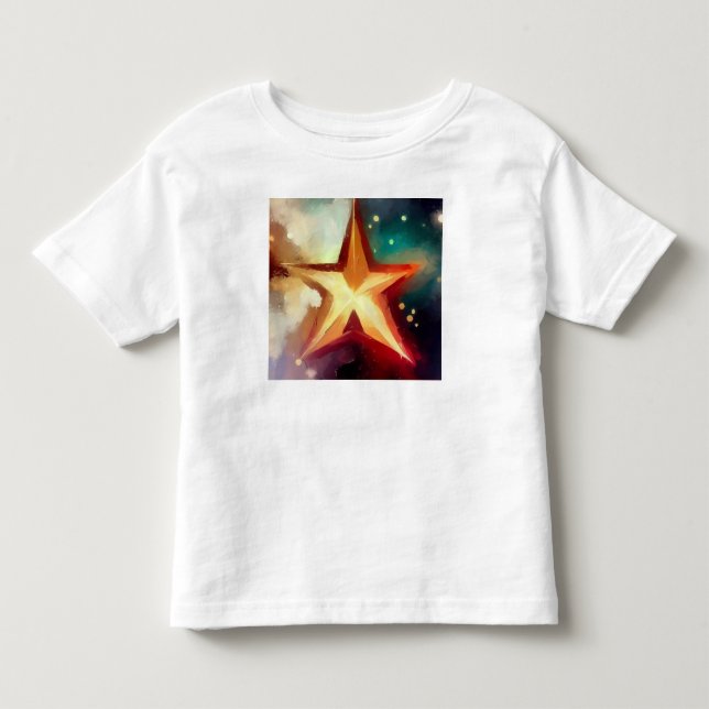Christmas Star 3 Toddler T-shirt (Front)