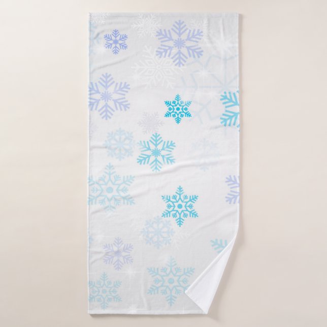 Christmas star background backdrop bath towel (Bath Towel)