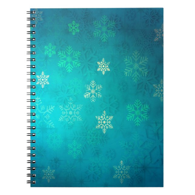 Christmas star background backdrop notebook (Front)