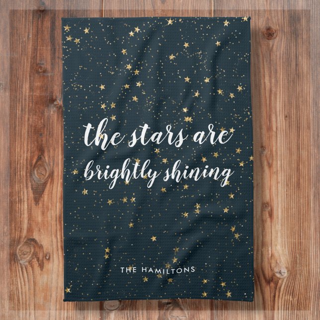 Christmas Star | Brightly Shining  Kitchen Towel (Creator Uploaded)
