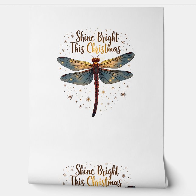 Christmas Star Dragonfly Wallpaper (Unrolling)