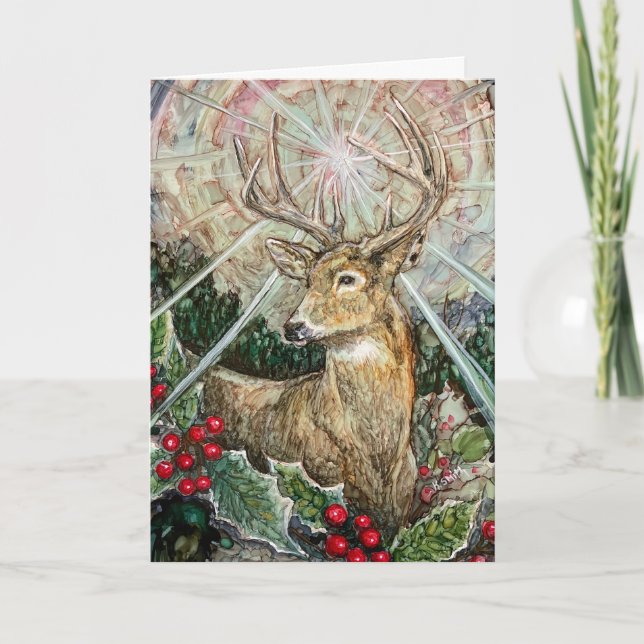 "Christmas Star" Folded Card (Front)