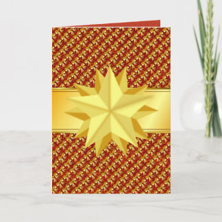 Christmas Star Holiday Card