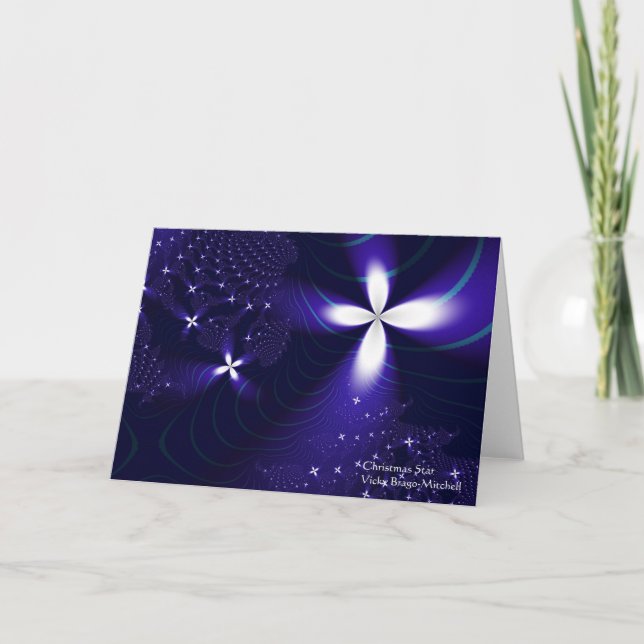 Christmas Star Holiday Card (Front)