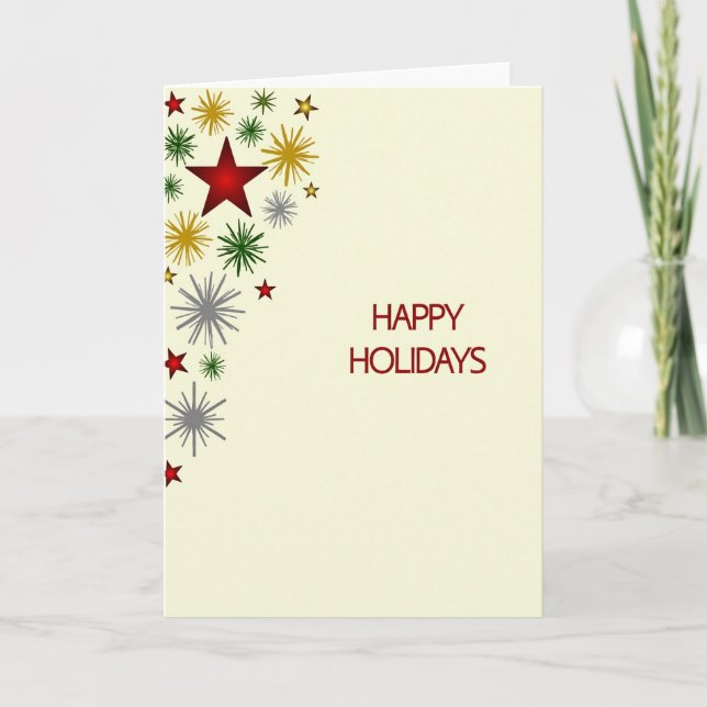 Christmas Star Holiday Card (Front)