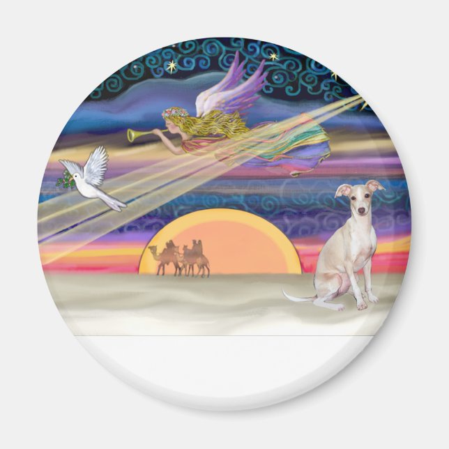 Christmas Star - Italian Greyhound 5 Magnet (Front)