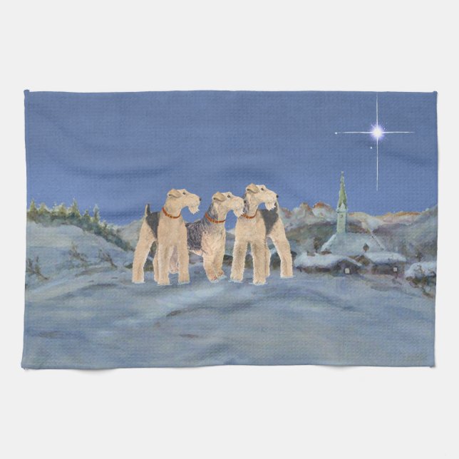 Christmas Star Kitchen Towel (Horizontal)
