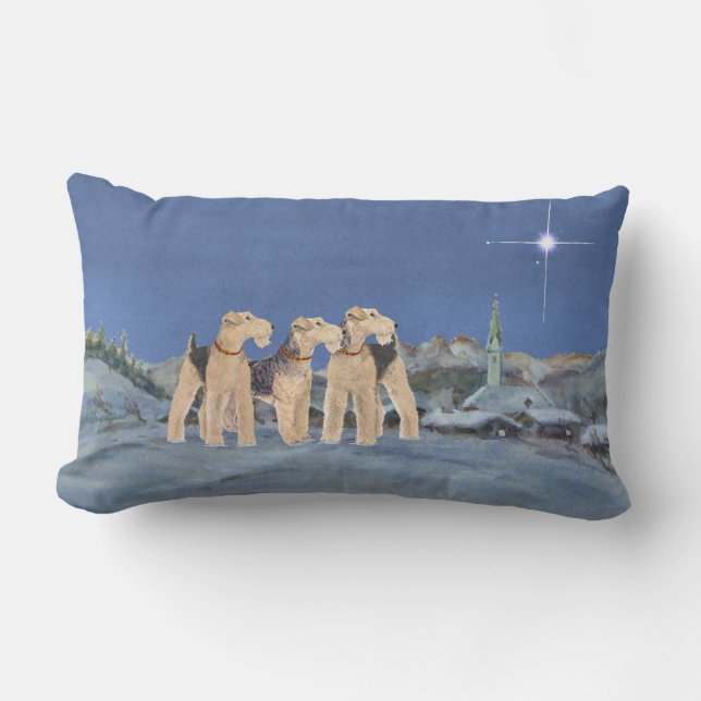 Christmas Star Lumbar Pillow (Front)