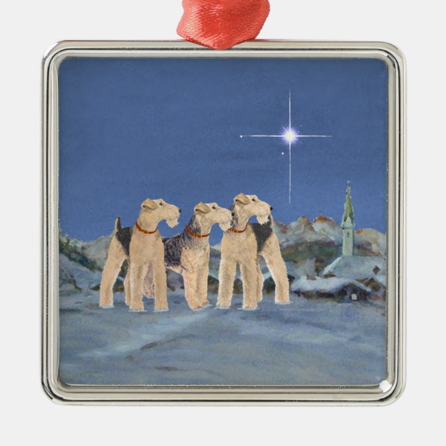 Christmas Star Metal Ornament (Front)