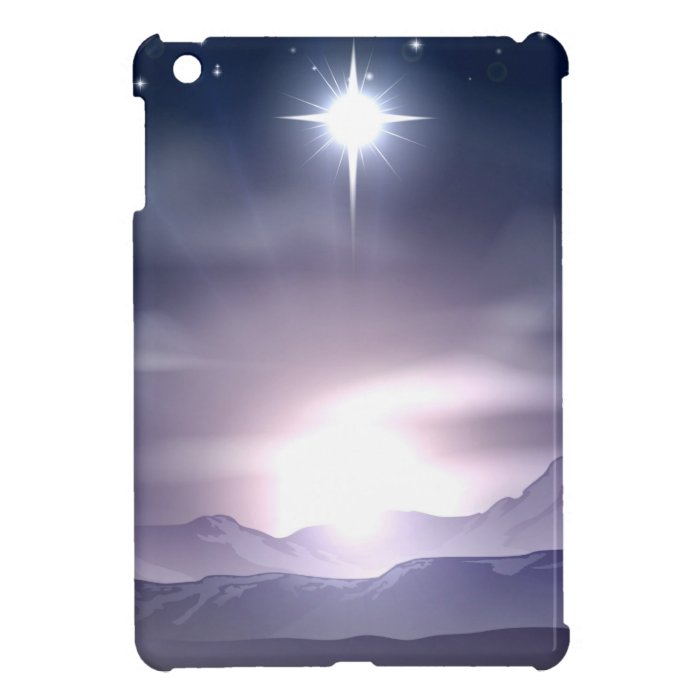 Christmas Star of Bethlehem Nativity iPad Mini Cases