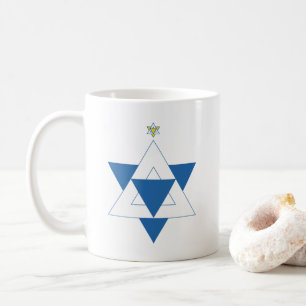 Christmas Star of David Coffee Mug
