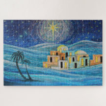 Christmas Star Peace Little Town Puzzle