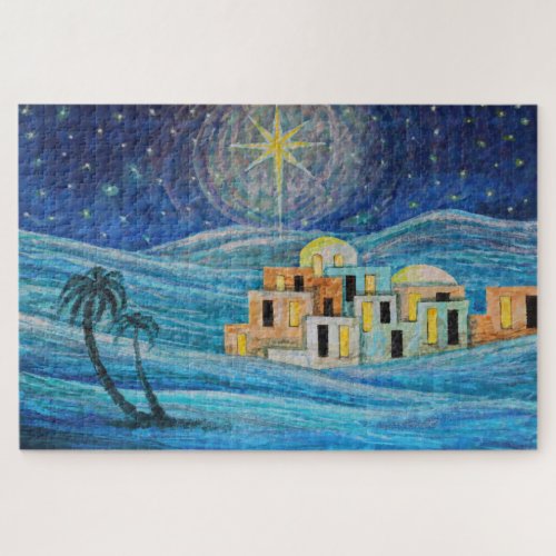 Christmas Star Peace Little Town Puzzle