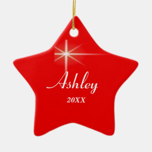 Christmas Star Personalized Ornament