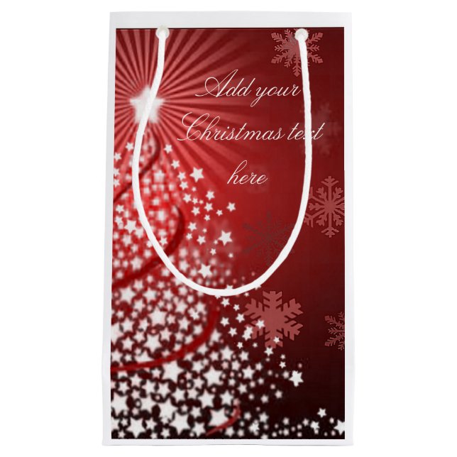 Christmas star tree gift bag (Front)