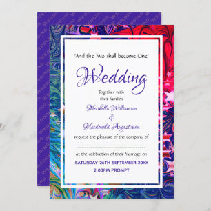 CHRISTMAS STARS Abstract Winter Festive Invitation