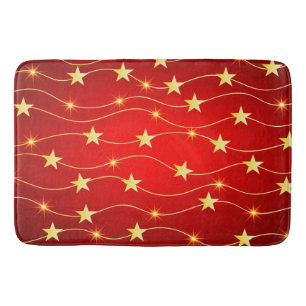 Christmas Stars Bath Mat