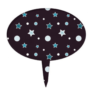Christmas Stars Cake Topper