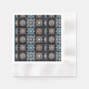Christmas stars napkins