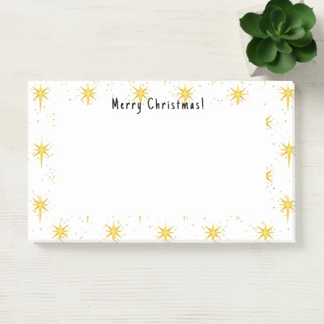 Christmas Stars Post-it Notes (Office)