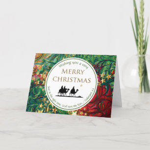 CHRISTMAS STARS Three Wise Men Festive Scripture Holiday Card