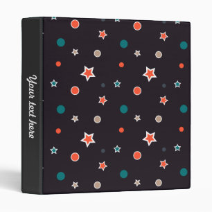 Christmas Stars Vinyl Binders