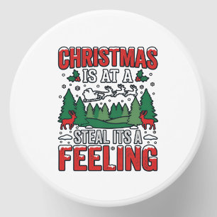 Christmas Steal Its A Feeling Reindeer Sleigh Desi Mini Candle Favors