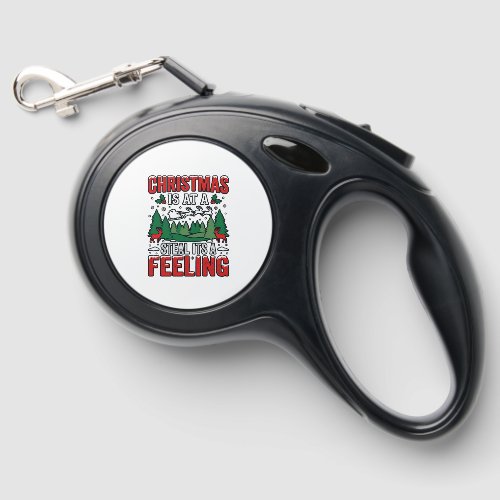 Christmas Steal Its A Feeling Reindeer Sleigh Desi Retractable Pet Leash