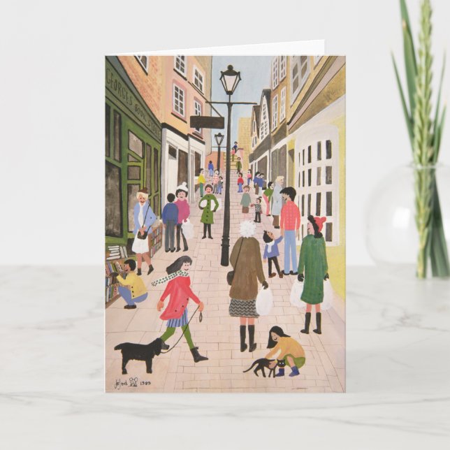 Christmas Steps Bristol 1989 Holiday Card (Front)