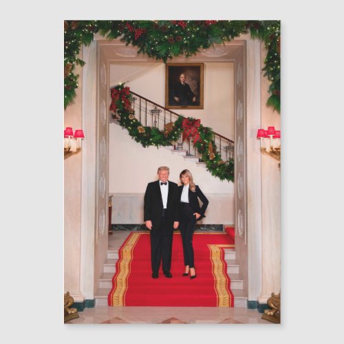 Christmas steps President Donald Trump  Melania