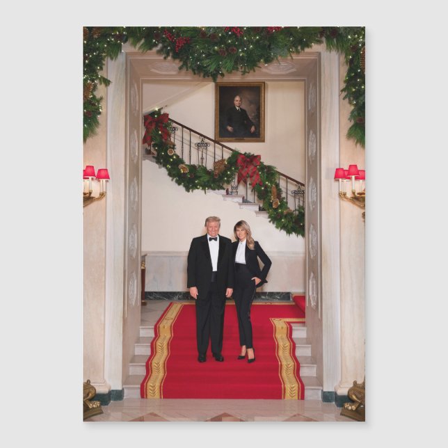 Christmas steps President Donald Trump & Melania (Front)