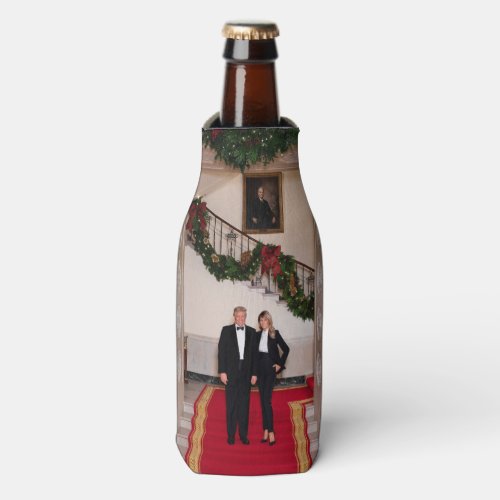 Christmas steps President Donald Trump  Melania Bottle Cooler