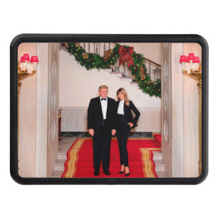 Christmas steps President Donald Trump & Melania Hitch Cover