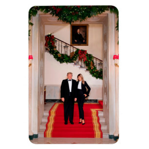 Christmas steps President Donald Trump & Melania Magnet