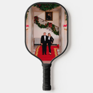 Christmas steps President Donald Trump & Melania Pickleball Paddle