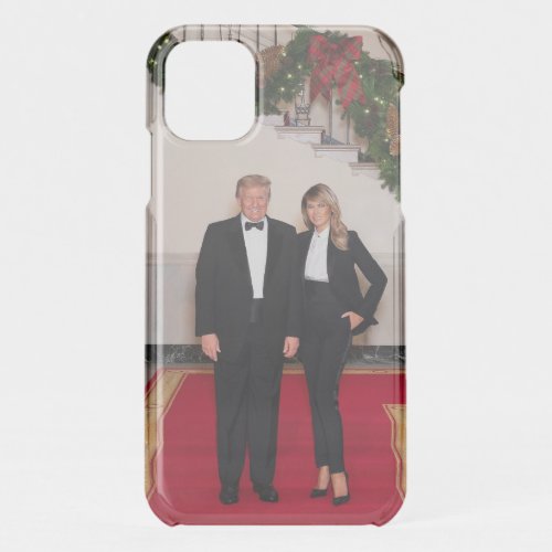 Christmas steps President Donald Trump  Melania iPhone 11 Case