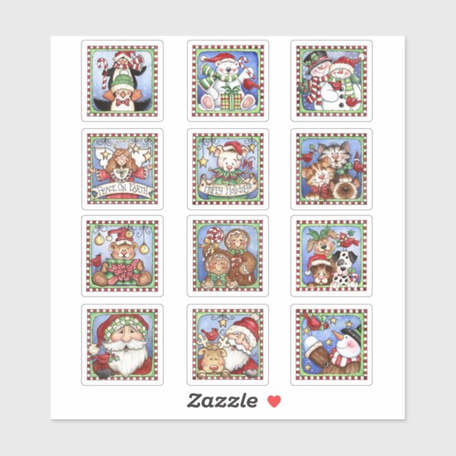 Christmas Sticker (Sheet)