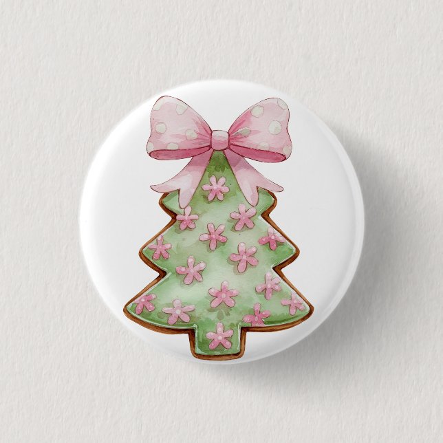 Christmas sticker button (Front)