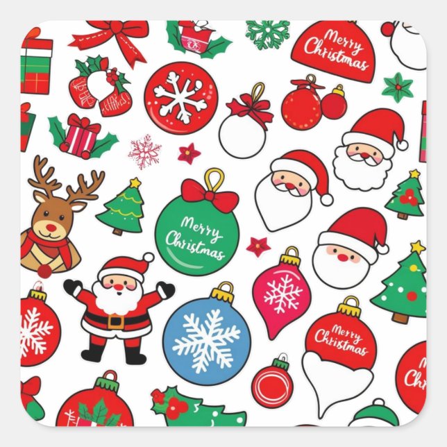 Christmas sticker pack (Front)